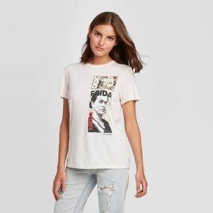Frida Kahlo Short Sleeve Graphic T-Shirt (Juniors)